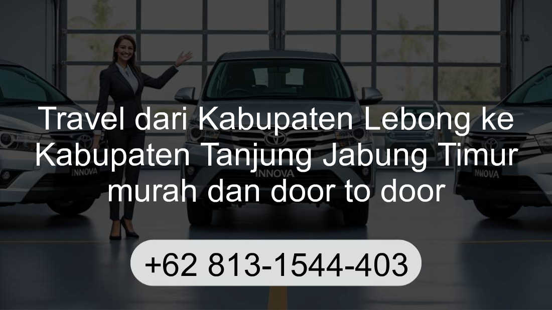 Travel Kabupaten Lebong Kabupaten Tanjung Jabung Timur