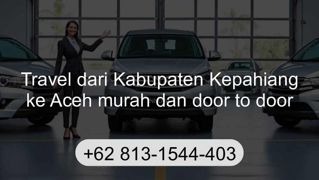 Travel Kabupaten Kepahiang Aceh