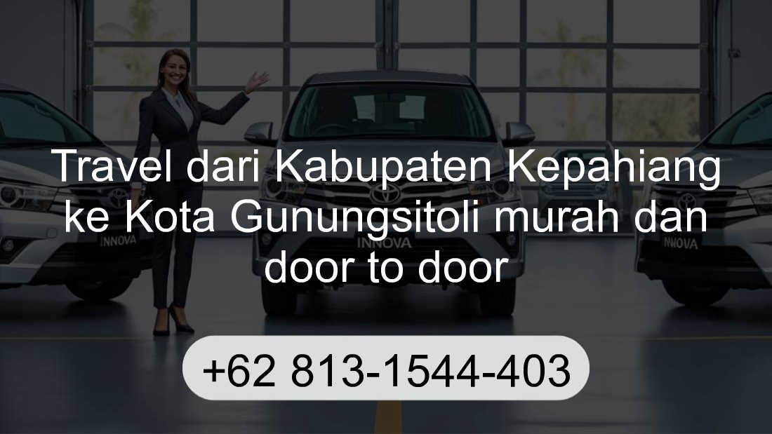 Travel Kabupaten Kepahiang Kota Gunungsitoli