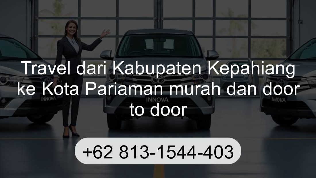 Travel Kabupaten Kepahiang Kota Pariaman