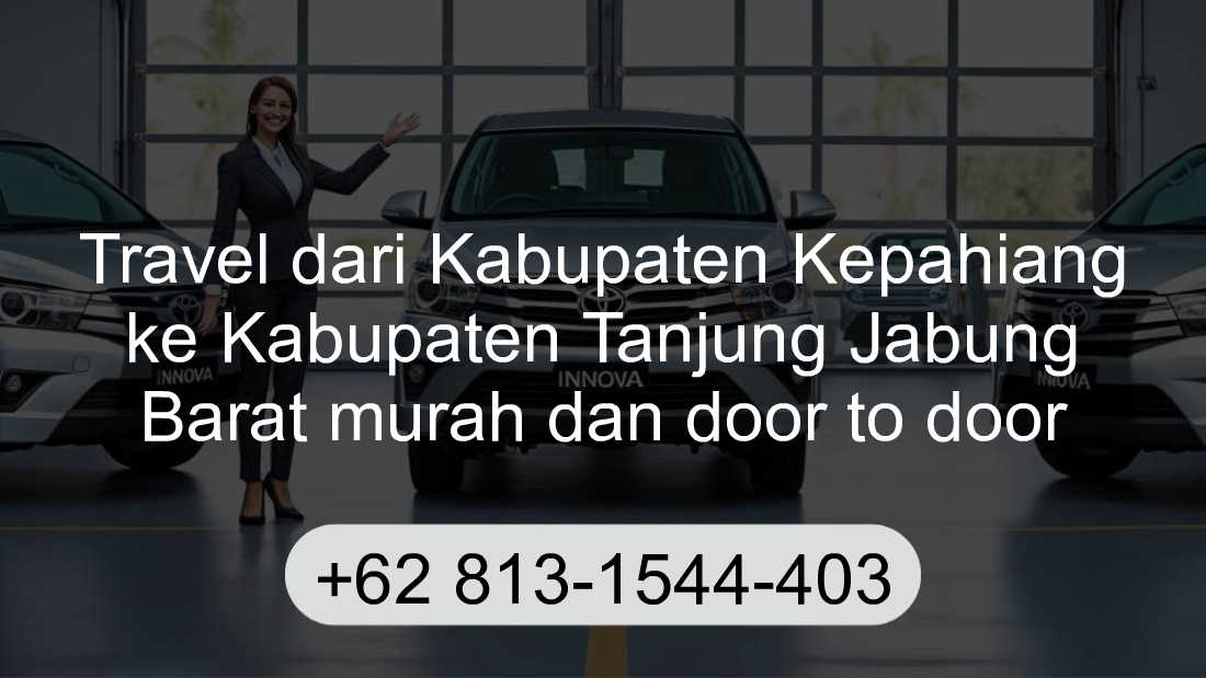 Travel Kabupaten Kepahiang Kabupaten Tanjung Jabung Barat