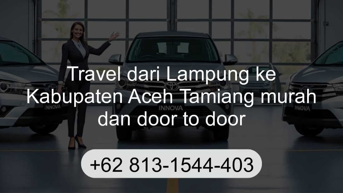 Travel Lampung Kabupaten Aceh Tamiang