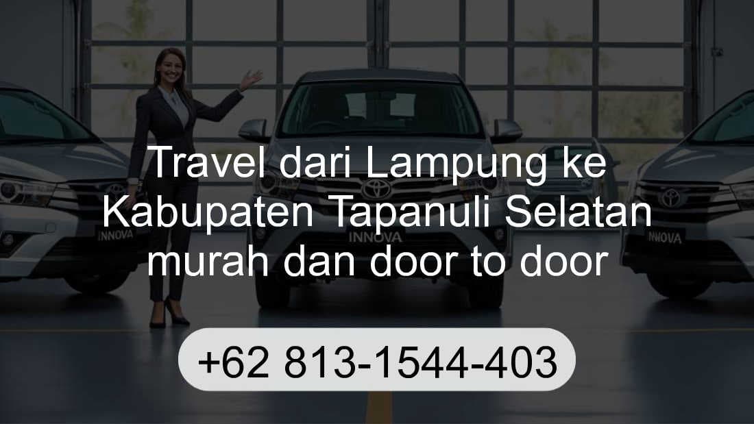 Travel Lampung Kabupaten Tapanuli Selatan