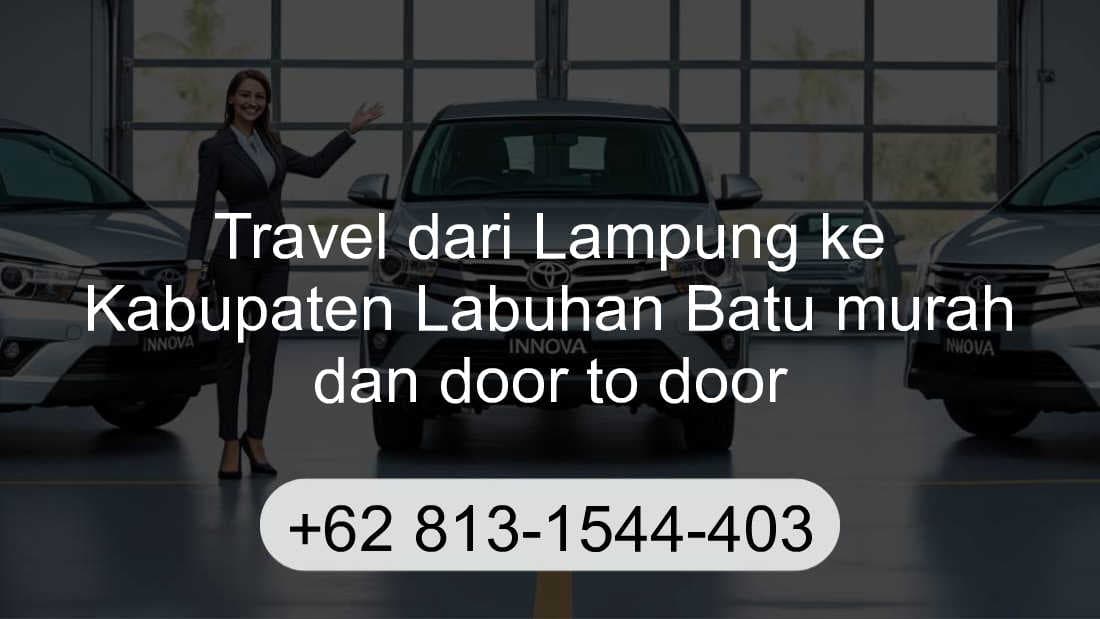Travel Lampung Kabupaten Labuhan Batu