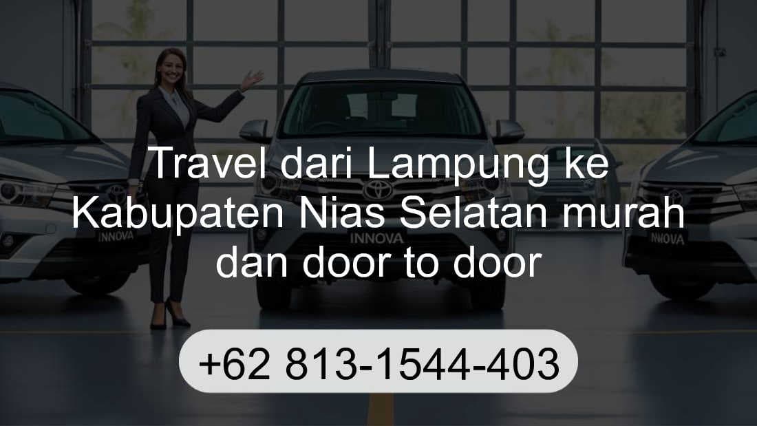 Travel Lampung Kabupaten Nias Selatan
