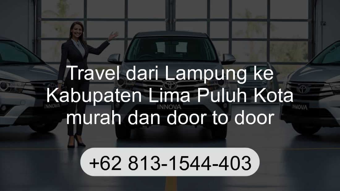 Travel Lampung Kabupaten Lima Puluh Kota