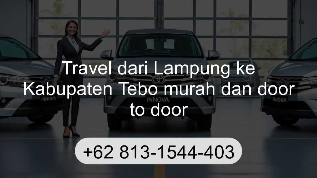 Travel Lampung Kabupaten Tebo