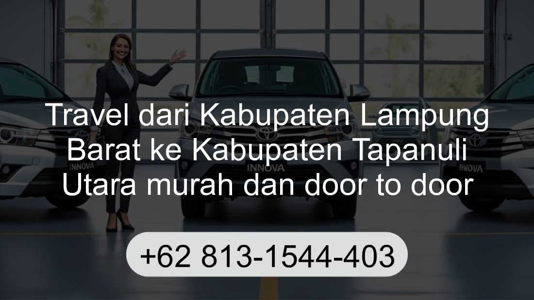Travel Kabupaten Lampung Barat Kabupaten Tapanuli Utara