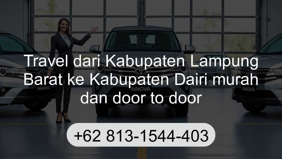 Travel Kabupaten Lampung Barat Kabupaten Dairi