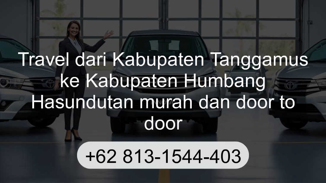 Travel Kabupaten Tanggamus Kabupaten Humbang Hasundutan