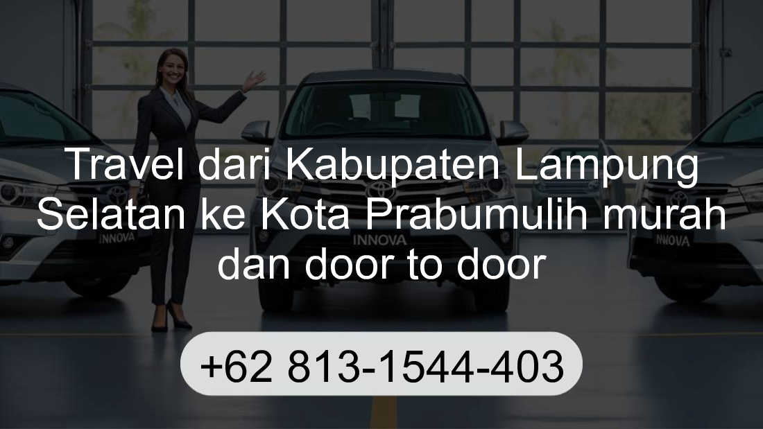Travel Kabupaten Lampung Selatan Kota Prabumulih