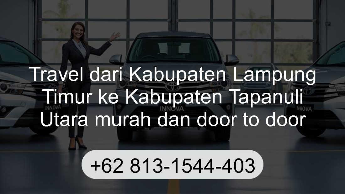 Travel Kabupaten Lampung Timur Kabupaten Tapanuli Utara