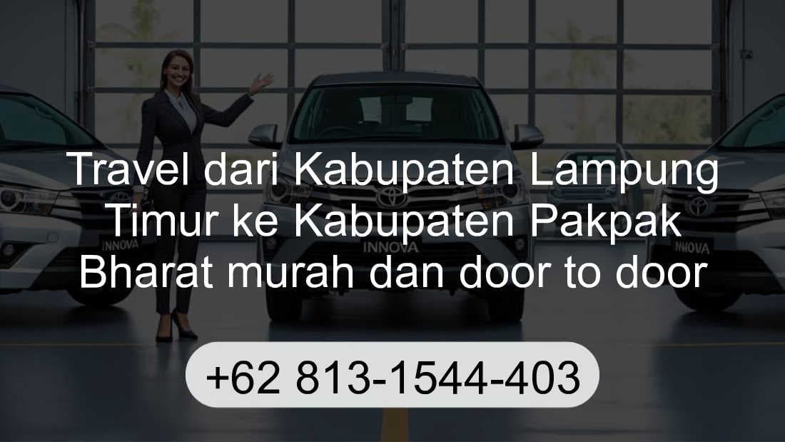 Travel Kabupaten Lampung Timur Kabupaten Pakpak Bharat