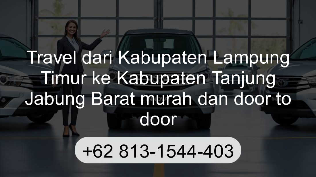 Travel Kabupaten Lampung Timur Kabupaten Tanjung Jabung Barat
