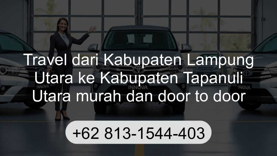 Travel Kabupaten Lampung Utara Kabupaten Tapanuli Utara