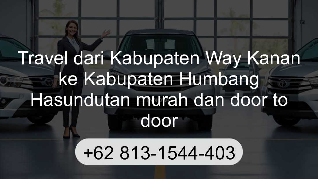 Travel Kabupaten Way Kanan Kabupaten Humbang Hasundutan