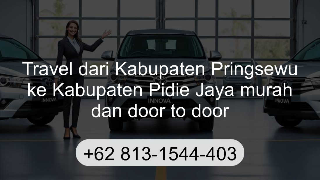 Travel Kabupaten Pringsewu Kabupaten Pidie Jaya
